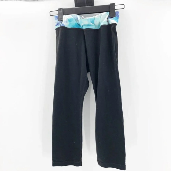 Athleta Other - Athleta Girls‎ Black Cropped Athletic Leggings Size 7